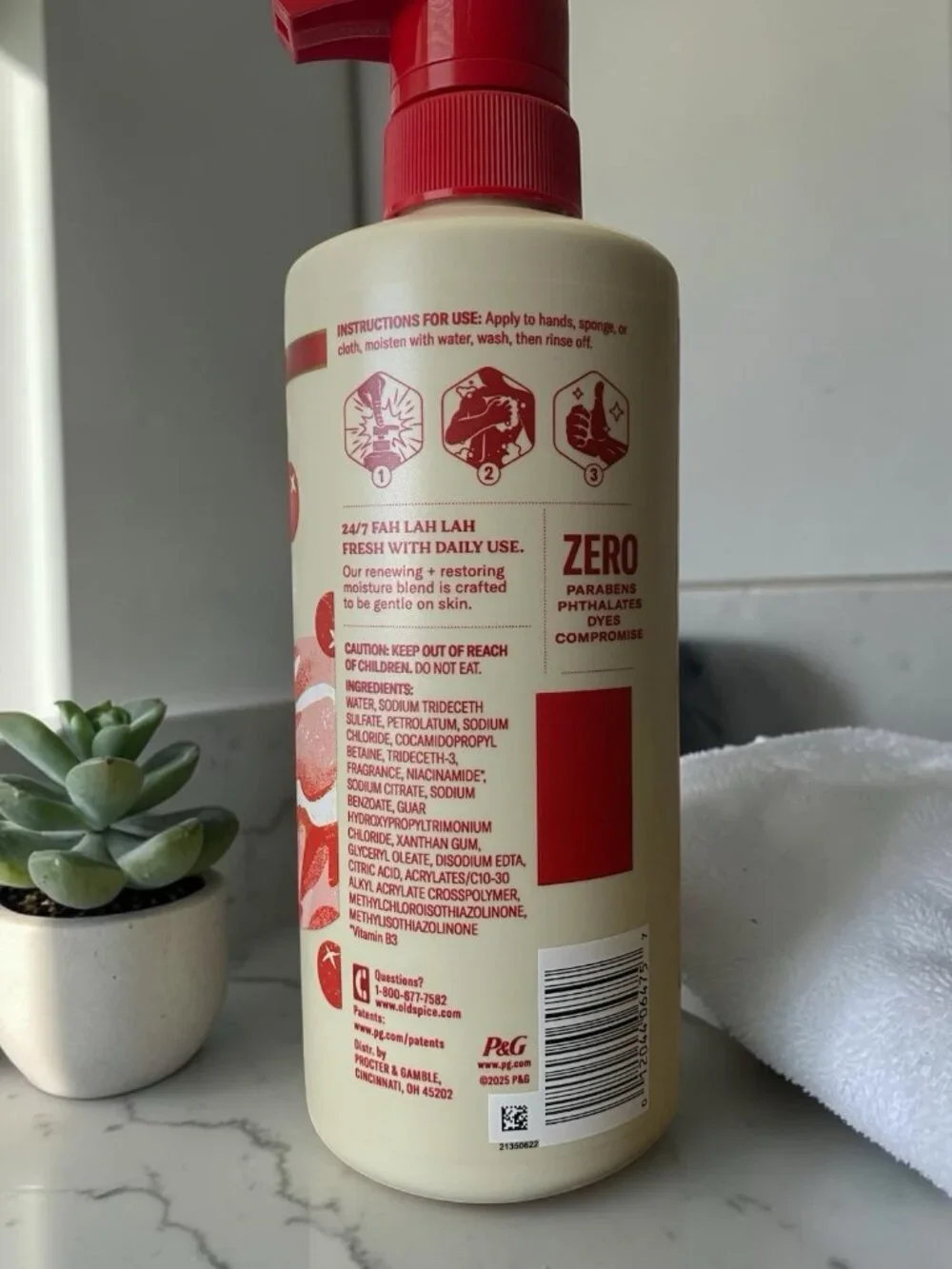 Old Spice Cranberry Paradise Body Wash Merry Cranberry Holly 16oz Pump Lot of 2
